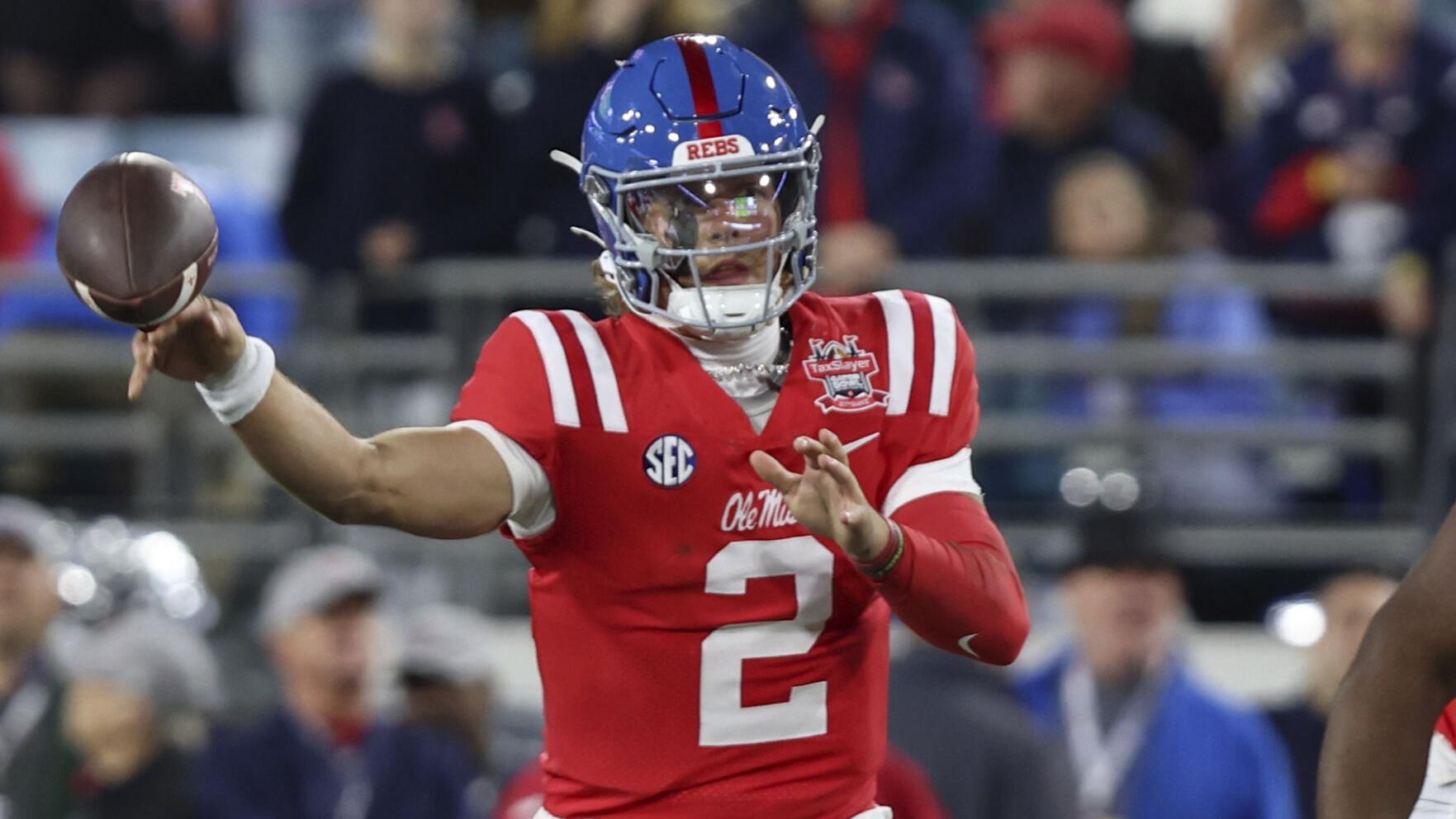 Jaxson Dart ends his Ole Miss career with 4 TD passes and a 52-20 romp over Duke in the Gator Bowl